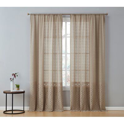 LAMIT Extra Wide Sheer Curtains – Elegant Light Filtering Curtains for Spacious Windows